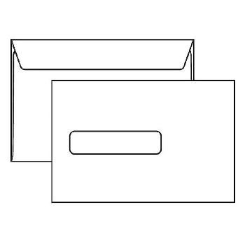 Premium® 6x9 Booklet 28 lb. White Wove Window Envelopes 500 per Carton